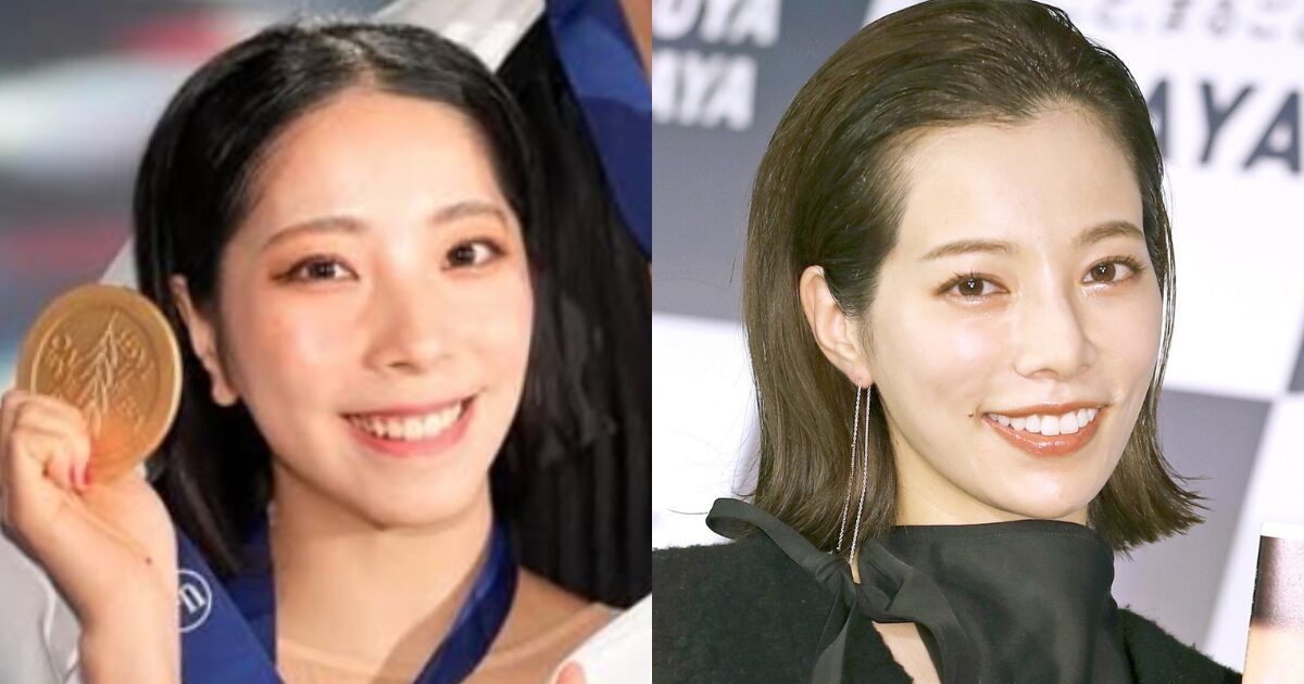 三浦璃来と桜井ユキの口元と輪郭が似てる比較写真