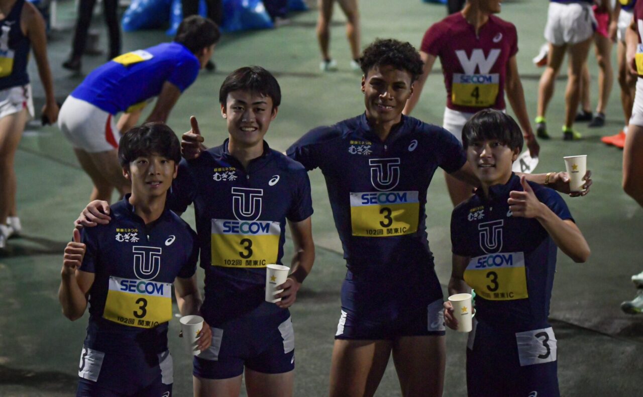 東洋大学の仲間とイケメン過ぎる中島佑気ジョセフの写真