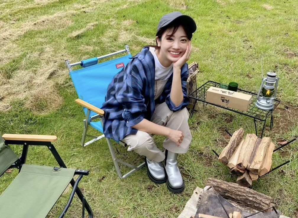 アウトドア推奨のインドア女優の二宮芽生さんの本人画像