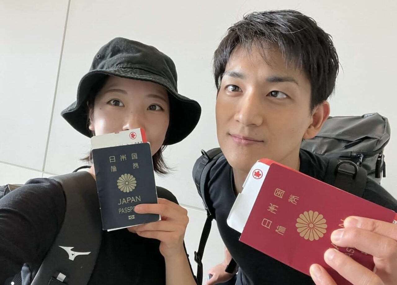 2023年10月ジャパンオープンとカーニバルオンアイスに出演する際のりくりゅうペアの写真