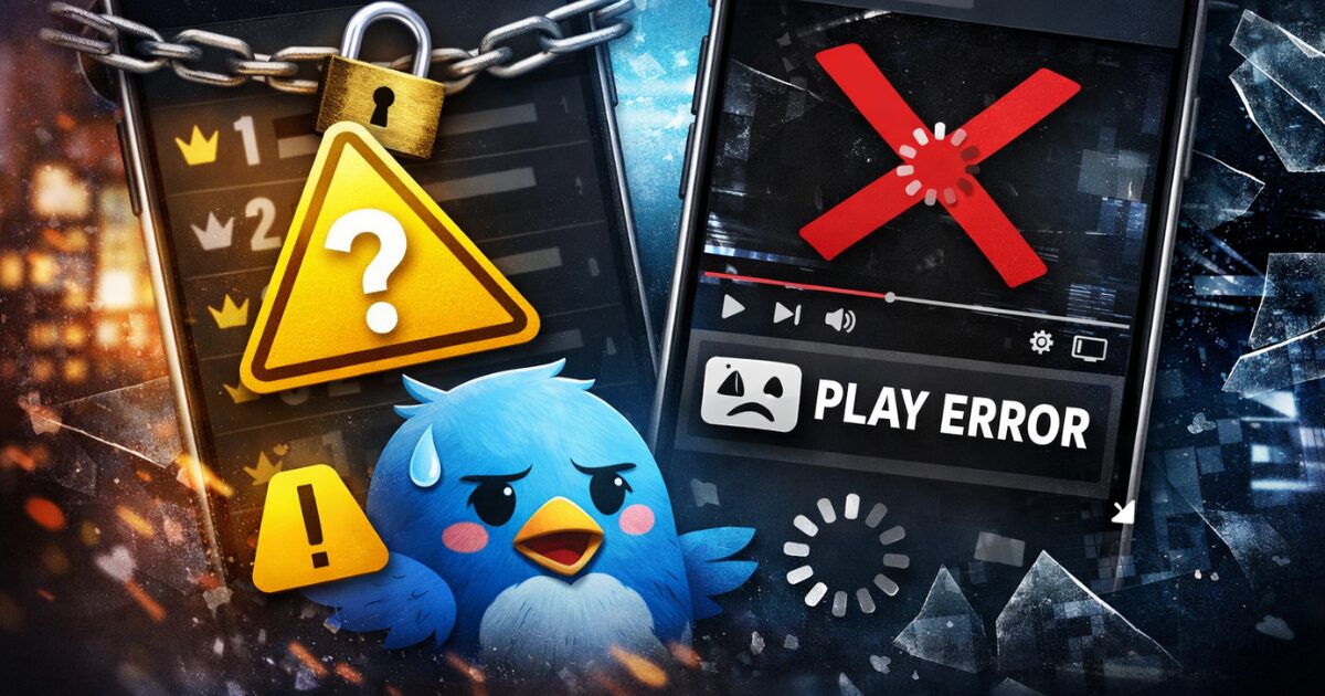 Twitter(X)保存ランキングが見れない！動画が再生できない原因と対処法まとめ【2025年最新】